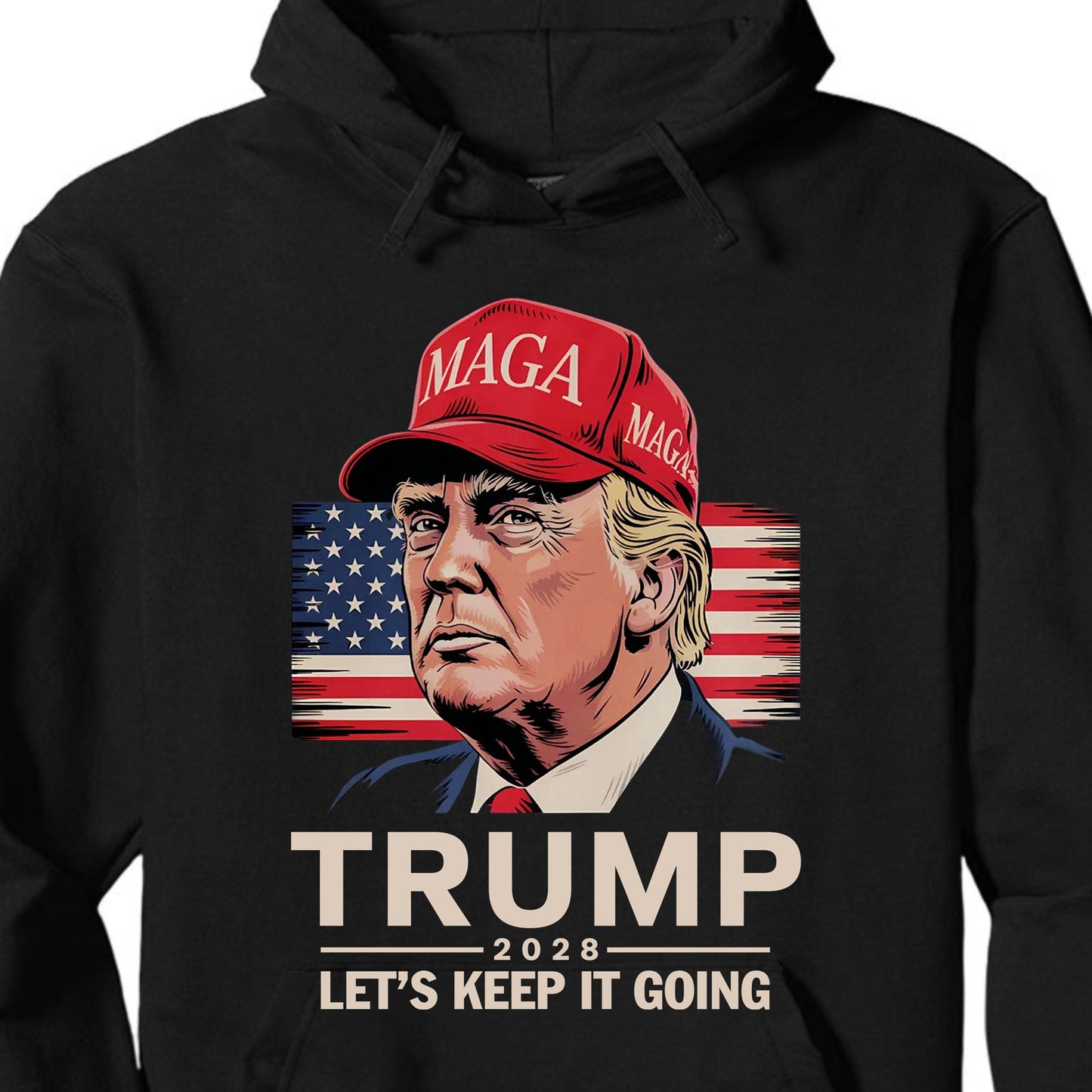 Trump 2028 Shirt | Let's Keep It Going Shirt | Conservative Election Apparel | Pro-Trump Political Support T-Shirt GOP | MAGA Tee 682283