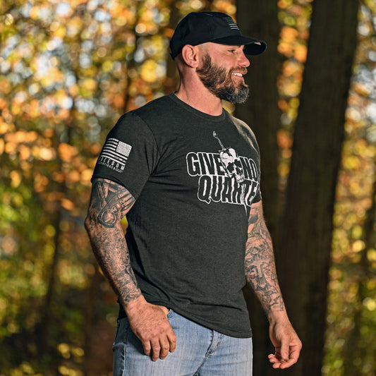 Men's Give No Quarter Patriotic T-Shirt