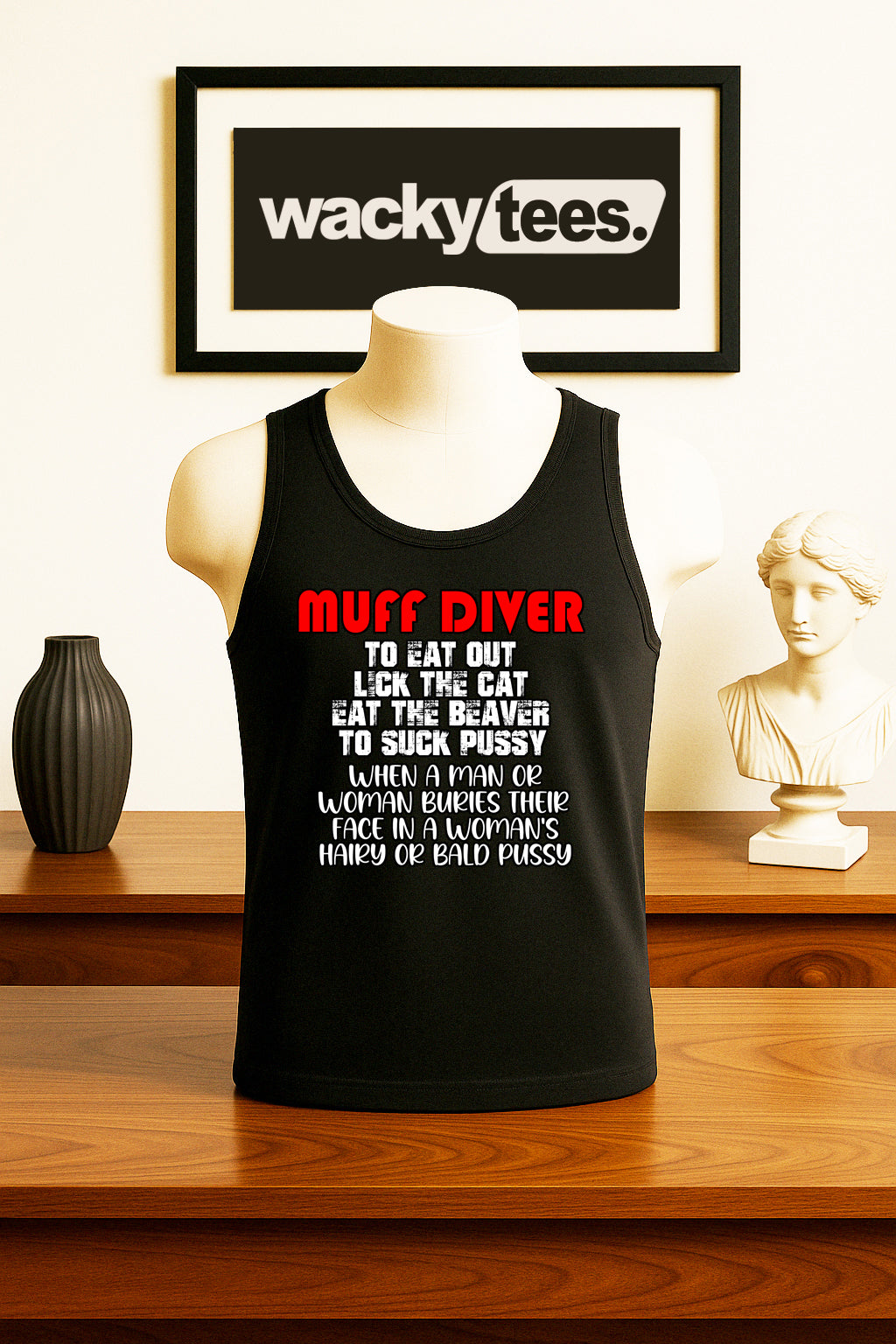 Muff Diver Description Definition Funny Adult Humor Graphic Tee Shirt